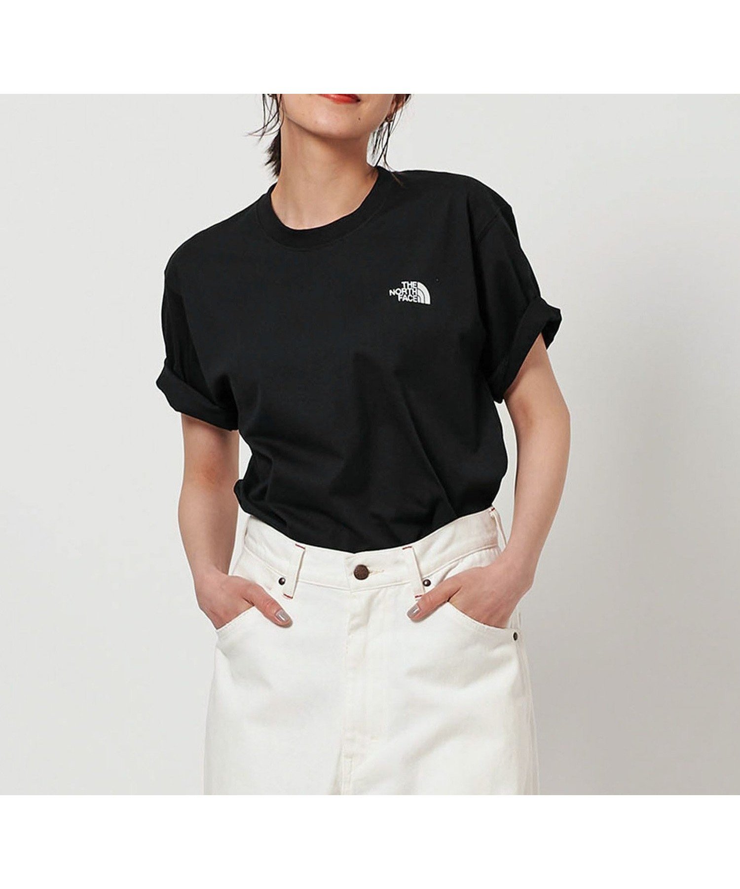 【ビューティ&ユース ユナイテッドアローズ/BEAUTY&YOUTH / UNITED ARROWS】のTHE NORTH FACE GLOBE GRID コットンTシャツ インテリア・キッズ・メンズ・レディースファッション・服の通販 founy(ファニー) 　ファッション　Fashion　レディースファッション　Fashion for Women　トップス・カットソー　Cut & Sew Tops　シャツ・ブラウス・オフィスカジュアル　Elegant Blouses & Button-Ups　ロングTシャツ・Tシャツ　Longline T-Shirts & Tees　アウトドア　Outdoor Clothing　グラフィック　Graphic, Graphic Design　シンプル　Simple, Minimal　ベスト　Vest, Waistcoat　モチーフ　Motif, Design Theme　BLACK|ID: prp329100004583268 ipo3291000000032712643