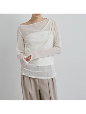【ミースロエ/MIESROHE】の【ウォッシャブル】ワンショルドレープフロッキーチュールTOPS 人気、トレンドファッション・服の通販 founy(ファニー) 雑誌掲載アイテム Magazine Picks & Fashion Features ファッション雑誌 Fashion Magazines ヴェリィ VERY バイラ BAILA ファッション Fashion レディースファッション Fashion for Women トップス・カットソー Cut & Sew Tops 12月号 December Issue 2月号 February Issue, Feb. Edition 3月号 March Issue アシンメトリー Asymmetrical Style インナー Innerwear ウォッシャブル Machine Washable オケージョン Occasion Wear シャーリング Shirring, Ruched チュール Tulip, Tulip Motif ドレープ Drape, Draping Fabric 冬 Winter / This Winter 洗える Machine Washable A/W・秋冬 Autumn/Winter 雑誌 Magazine, Fashion Magazine |ID:prp329100004583277
