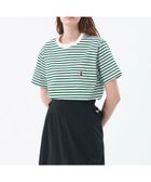 【マッキントッシュ フィロソフィー/MACKINTOSH PHILOSOPHY】のバッキンガムベア バスクボーダーポケットT 人気、トレンドファッション・服の通販 founy(ファニー) ファッション Fashion レディースファッション WOMEN おすすめ Recommend インナー Inner ベーシック Basic ロンドン London 半袖 Short Sleeve 夏 Summer 春 Spring 秋 Autumn/Fall thumbnail グリーン|ID: prp329100004583280 ipo3291000000032482559