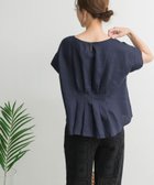 【アーバンリサーチ ドアーズ/URBAN RESEARCH DOORS】のリネンバックタックブラウス NAVY|ID: prp329100004583281 ipo3291000000032660855