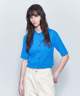 【ビューティ&ユース ユナイテッドアローズ/BEAUTY&YOUTH / UNITED ARROWS】 6(ROKU) リブシャツカーディガン ショートスリーブ人気、トレンドファッション・服の通販 founy(ファニー) ファッション Fashion レディースファッション WOMEN トップス・カットソー Tops/Tshirt カーディガン Cardigans シャツ/ブラウス Shirts/Blouses カーディガン Cardigan コンパクト Compact ショート Short スリーブ Sleeve フィット Fit フロント Front マニッシュ Mannish 夏 Summer 春 Spring S/S・春夏 Ss・Spring/Summer |ID:prp329100004583318