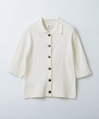 【ビューティ&ユース ユナイテッドアローズ/BEAUTY&YOUTH / UNITED ARROWS】の6(ROKU) リブシャツカーディガン ショートスリーブ 人気、トレンドファッション・服の通販 founy(ファニー) ファッション Fashion レディースファッション WOMEN トップス・カットソー Tops/Tshirt カーディガン Cardigans シャツ/ブラウス Shirts/Blouses カーディガン Cardigan コンパクト Compact ショート Short スリーブ Sleeve フィット Fit フロント Front マニッシュ Mannish 夏 Summer 春 Spring S/S・春夏 Ss・Spring/Summer thumbnail WHITE|ID: prp329100004583318 ipo3291000000032483325