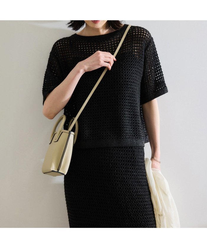【ロペ/ROPE'】のラメメッシュプルオーバー/セットアップ対応 インテリア・キッズ・メンズ・レディースファッション・服の通販 founy(ファニー) https://founy.com/ ファッション Fashion レディースファッション Ladies' Fashion Online トップス・カットソー Tops/Tshirt プルオーバー Pullover おすすめ Recommend エレガント 上品 Elegant シンプル Simple セットアップ Set Up ポケット Pocket メッシュ Mesh リラックス Relax ロング Long |ID: prp329100004583339 ipo3291000000032653048