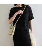 【ロペ/ROPE'】のラメメッシュプルオーバー/セットアップ対応 ブラック(01)|ID: prp329100004583339 ipo3291000000032653052
