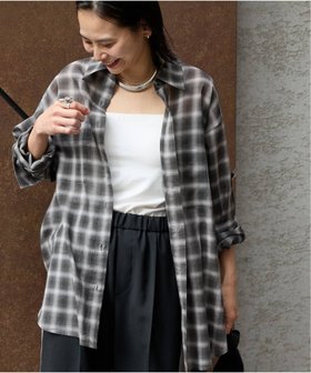 【ジャーナルスタンダード/JOURNAL STANDARD】のウールミックスボイルチェックシャツ 人気、トレンドファッション・服の通販 founy(ファニー) ファッション Fashion レディースファッション WOMEN トップス・カットソー Tops/Tshirt シャツ/ブラウス Shirts/Blouses 2025年 2025 チェック Check 秋 Autumn/Fall |ID:prp329100004583351