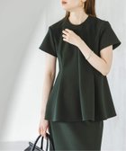 【ノーブル / スピック&スパン/NOBLE / Spick & Span】のコンフォートジャージーライクペプラムブラウス 人気、トレンドファッション・服の通販 founy(ファニー) ファッション Fashion レディースファッション Fashion for Women トップス・カットソー Cut & Sew Tops シャツ・ブラウス・オフィスカジュアル Elegant Blouses & Button-Ups ストレッチ Stretch, Stretchy Fabric セットアップ Set-Up, Coordinated Outfit ダウン Down, Puffer デニム Denim, Jeans Material バランス Balance, Style Balance ペプラム Peplum, Flared Hem ボトム Bottoms, Lower Wear エレガント 上品 Elegant thumbnail グリーン|ID: prp329100004583352 ipo3291000000033282305