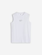 【メゾン キツネ/MAISON KITSUNE】のMaison Kitsune/METALLIC MAISON KITSUNE TANK TOP WHITE|ID: prp329100004583371 ipo3291000000032658483