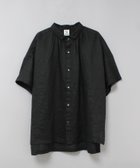 【アールエヌエーエヌ/RNA-N】のB2909 リネンスモールカラーシャーリングシャツ 人気、トレンドファッション・服の通販 founy(ファニー) ファッション Fashion レディースファッション Fashion for Women トップス・カットソー Cut & Sew Tops シャツ・ブラウス・オフィスカジュアル Elegant Blouses & Button-Ups ギャザー Gathered, Ruffled シャーリング Shirring, Ruched リネン Linen, Linen Fabric エレガント 上品 Elegant 半袖 Short Sleeve, Half Sleeve thumbnail ブラック|ID: prp329100004583390 ipo3291000000032724216