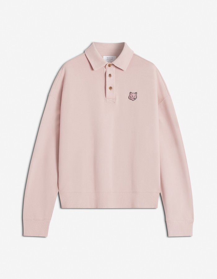 【メゾン キツネ/MAISON KITSUNE / MEN】のMAISON KITSUNE/BOLD FOX HEAD FLEECE OVERSIZE POLO SWEATSHIRT インテリア・キッズ・メンズ・レディースファッション・服の通販 founy(ファニー) https://founy.com/ ファッション Fashion メンズファッション Men's Style Online トップス・カットソー Tops/Tshirt/Men パーカ Sweats シャツ Shirts パッチ Patch ポロシャツ Polo Shirt 夏 Summer S/S・春夏 Ss・Spring/Summer 長袖 Long Sleeve |ID: prp329100004583409 ipo3291000000032645032