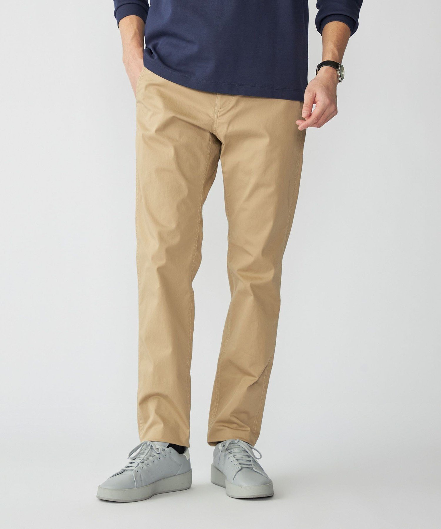 【シップス/SHIPS / MEN】のSHIPS カラー テーパード スリム ライト チノパンツ インテリア・キッズ・メンズ・レディースファッション・服の通販 founy(ファニー) 　ファッション　Fashion　メンズファッション　Fashion for Men　ボトムス　Bottoms　春　Spring　カットソー　Cut and Sewn Top　ジャケット　Jacket, Outerwear　ストレッチ　Stretch, Stretchy Fabric　スリム　Slim, Slim Fit　テーパード　Tapered, Tapered Pants　定番　Standard, Basic Item　人気　Popular, Best Seller　ポケット　Pocket, Pocket Detail　S/S・春夏　SS, Spring/Summer, Warm Season　夏　Summer　ベージュ|ID: prp329100004583424 ipo3291000000033484591