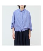【マーコート/MARcourt】のmizuiro ind ギャザードルマンシャツ ブルー|ID: prp329100004583430 ipo3291000000032974174