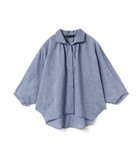 【マーコート/MARcourt】のmizuiro ind ギャザードルマンシャツ ネイビー|ID: prp329100004583430 ipo3291000000032974178