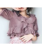 【その他のブランド/Other】のラッフルアンサンブルセットアップブラウス ピンク|ID: prp329100004583437 ipo3291000000032609403