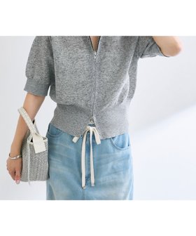 【リヴドロワ/RIVE DROITE】の【抜け感】セミシアーZIPポロニット 人気、トレンドファッション・服の通販 founy(ファニー) ファッション Fashion レディースファッション Fashion for Women トップス・カットソー Cut & Sew Tops ニット Knit Tops & Sweaters シアー Sheer, See-Through トレンド Trend, Trending Now バランス Balance, Style Balance ボトム Bottoms, Lower Wear 再入荷 Restock / Back in Stock おすすめ Recommended / Our Picks 夏 Summer |ID:prp329100004583443