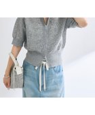 【リヴドロワ/RIVE DROITE】の【抜け感】セミシアーZIPポロニット 人気、トレンドファッション・服の通販 founy(ファニー) ファッション Fashion レディースファッション Fashion for Women トップス・カットソー Cut & Sew Tops ニット Knit Tops & Sweaters シアー Sheer, See-Through トレンド Trend, Trending Now バランス Balance, Style Balance ボトム Bottoms, Lower Wear 再入荷 Restock / Back in Stock おすすめ Recommended / Our Picks 夏 Summer thumbnail グレー|ID: prp329100004583443 ipo3291000000033284077