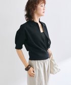 【リヴドロワ/RIVE DROITE】の【抜け感】セミシアーZIPポロニット 人気、トレンドファッション・服の通販 founy(ファニー) ファッション Fashion レディースファッション Fashion for Women トップス・カットソー Cut & Sew Tops ニット Knit Tops & Sweaters シアー Sheer, See-Through トレンド Trend, Trending Now バランス Balance, Style Balance ボトム Bottoms, Lower Wear 再入荷 Restock / Back in Stock おすすめ Recommended / Our Picks 夏 Summer thumbnail ブラック|ID: prp329100004583443 ipo3291000000033284079