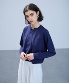 【ノーク/N.O.R.C】のクルーニットカーディガン【BEAUTY AIRY】 人気、トレンドファッション・服の通販 founy(ファニー) ファッション Fashion レディースファッション Ladies' Fashion Online トップス・カットソー Tops/Tshirt ニット Knit Tops カーディガン Cardigans カーディガン Cardigan ジャケット Jacket ポケット Pocket thumbnail ネイビー|ID: prp329100004583471 ipo3291000000032692214
