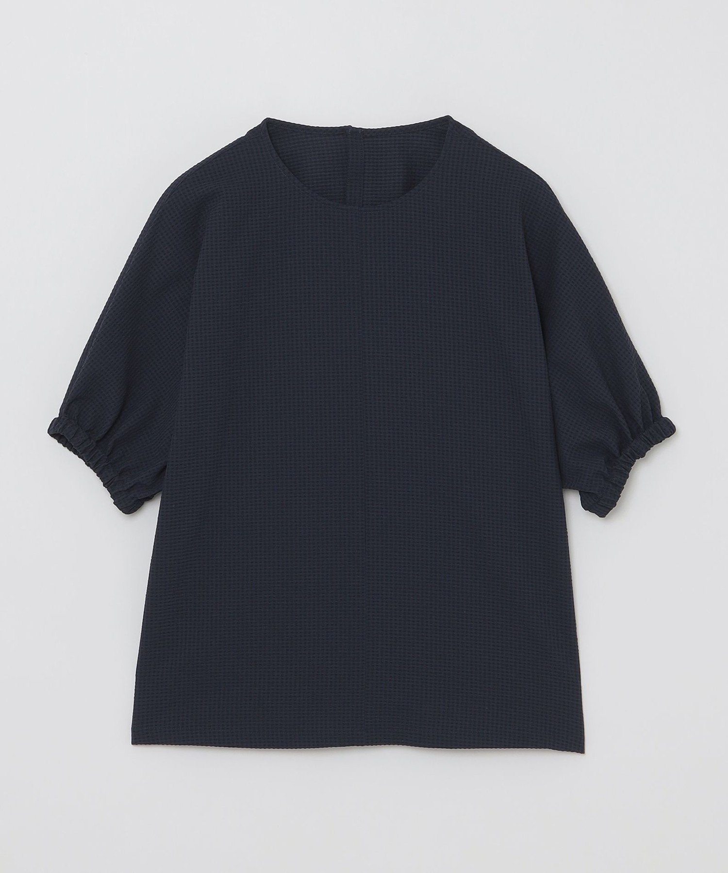 【マッキントッシュ フィロソフィー/MACKINTOSH PHILOSOPHY】の【WEB 一部店舗限定】サッカーブラウス インテリア・キッズ・メンズ・レディースファッション・服の通販 founy(ファニー) 　ファッション　Fashion　レディースファッション　WOMEN　トップス・カットソー　Tops/Tshirt　シャツ/ブラウス　Shirts/Blouses　おすすめ　Recommend　サッカー　Soccer　シンプル　Simple　吸水　Water Absorption　夏　Summer　春　Spring　ネイビー|ID: prp329100004583473 ipo3291000000032485121