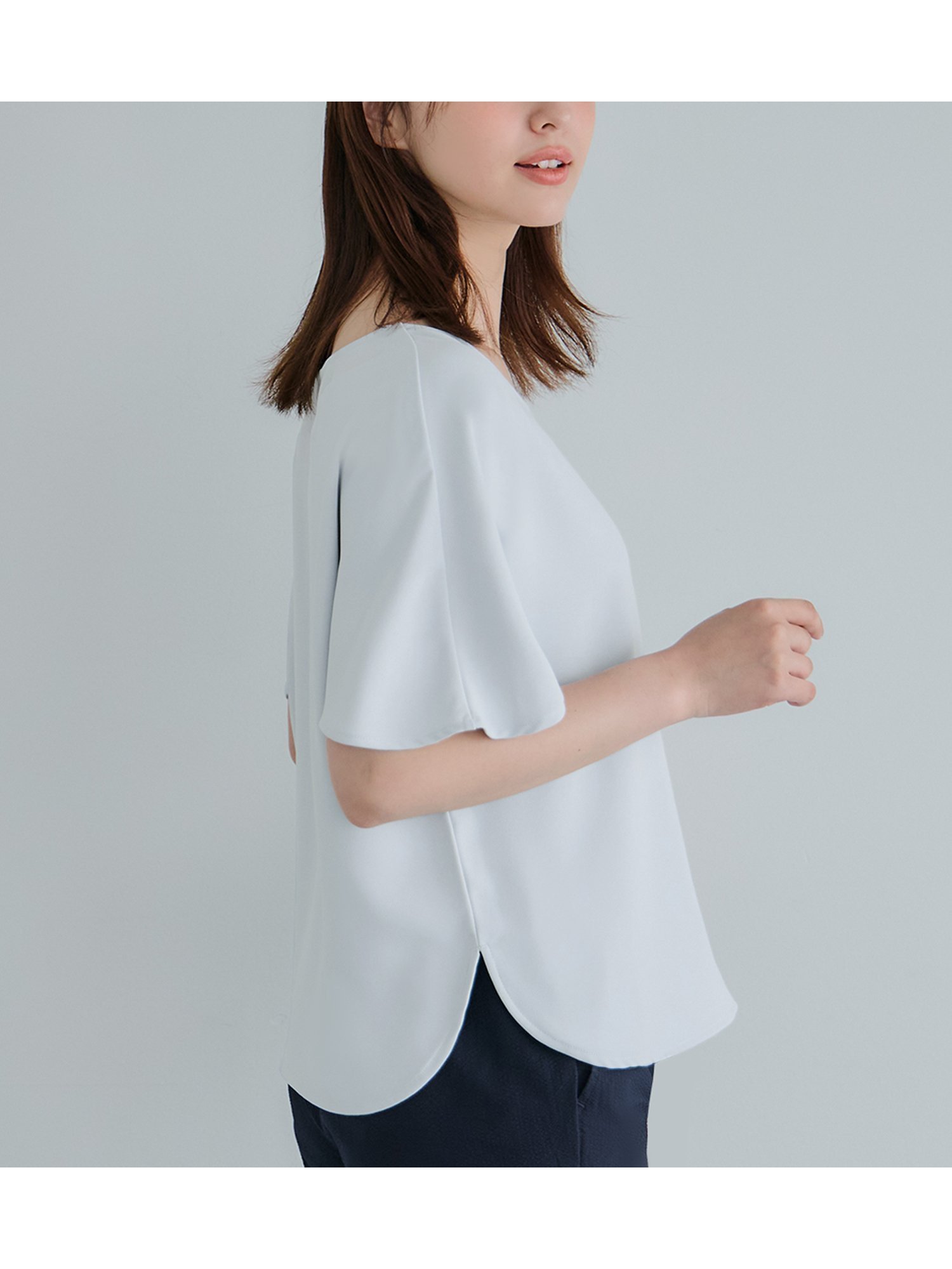 【コカ/COCA】のドルマンブラウス インテリア・キッズ・メンズ・レディースファッション・服の通販 founy(ファニー) 　ファッション　Fashion　レディースファッション　Ladies' Fashion Online　トップス・カットソー　Tops/Tshirt　シャツ/ブラウス　Shirts/Blouses　とろみ　Thickness　タイトスカート　Tight Skirt　デニム　Denim　バランス　Balance　フレア　Flare　ポケット　Pocket　ワイド　Wide　エレガント 上品　Elegant　ビジネス 仕事 通勤　Business　Lt.blue|ID: prp329100004583495 ipo3291000000032661605