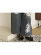 【ファーファー/FURFUR】のレースインクラッシュドデニムパンツ 人気、トレンドファッション・服の通販 founy(ファニー) ファッション Fashion レディースファッション WOMEN パンツ Pants デニムパンツ Denim Pants ダメージ Damage デニム Denim トレンド Trend ドレープ Drape フェミニン Feminine ヴィンテージ Vintage thumbnail GRY[006]|ID: prp329100004583507 ipo3291000000032485653