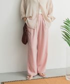 【アーバンリサーチ ドアーズ/URBAN RESEARCH DOORS】のリネンレーヨンイージーパンツ PINK|ID: prp329100004583538 ipo3291000000032535206