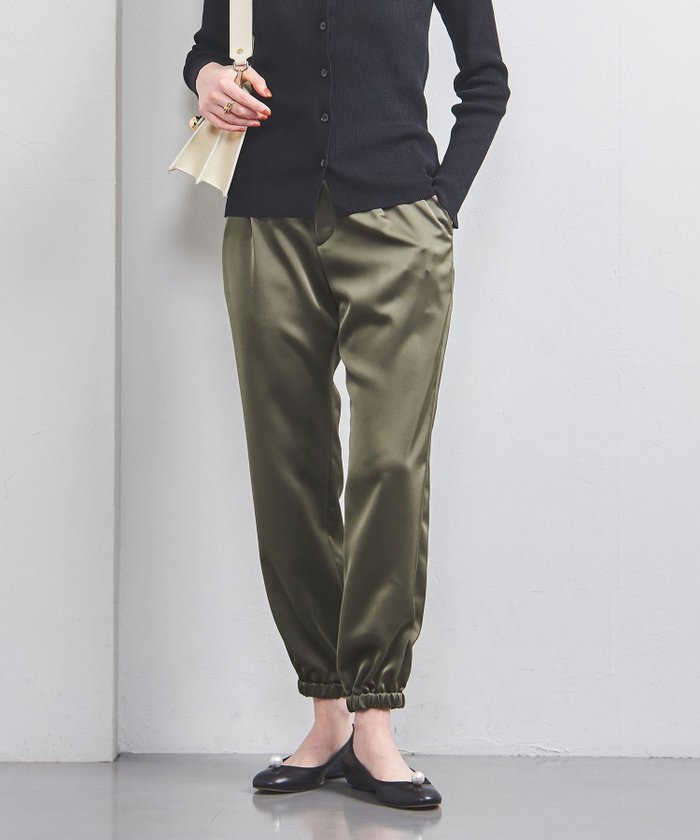 【ユナイテッドアローズ/UNITED ARROWS】のクリーン サテン ジョガーパンツ インテリア・キッズ・メンズ・レディースファッション・服の通販 founy(ファニー) https://founy.com/ ファッション Fashion レディースファッション Fashion for Women パンツ Pants & Trousers おすすめ Recommended / Our Picks サテン Satin, Glossy Fabric ドレープ Drape, Draping Fabric ベーシック Basic, Essential |ID: prp329100004583541 ipo3291000000032715254