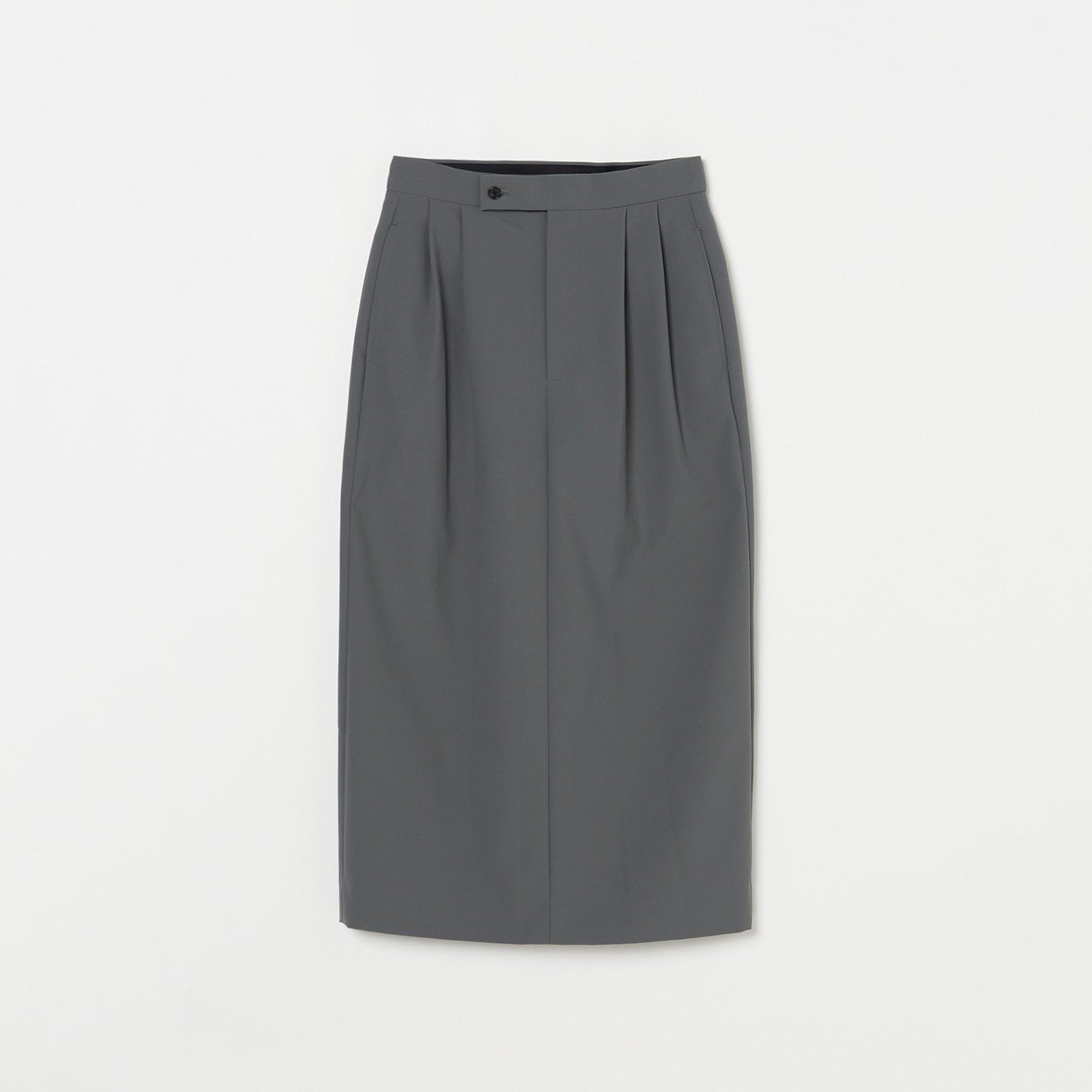 【エリオポール/heliopole】のSTRETCH TUCK SKIRT インテリア・キッズ・メンズ・レディースファッション・服の通販 founy(ファニー) 　ファッション　Fashion　レディースファッション　Ladies' Fashion Online　スカート　Skirt　ストレッチ　Stretch　スモーキーグリーン|ID: prp329100004583654 ipo3291000000032573311