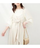 【ナチュラルクチュール/natural couture】のosonoアシメカシュクールリボンキャミワンピース アイボリー|ID: prp329100004583684 ipo3291000000032729344