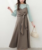 【ナチュラルクチュール/natural couture】のosonoアシメカシュクールリボンキャミワンピース モカ|ID: prp329100004583684 ipo3291000000032729352