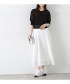 【プロポーション ボディドレッシング/PROPORTION BODY DRESSING】のシアーチュールフリンジフレアスカート ホワイト|ID: prp329100004583708 ipo3291000000032669449