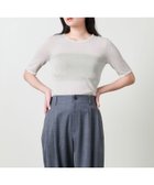 【ユナイテッドアローズ/UNITED ARROWS】のMARW UNITED ARROWS 5分袖 シアー ニット LT.GRAY|ID: prp329100004583714 ipo3291000000032714890