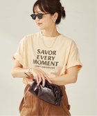 【プラージュ/Plage】のSAVOR EVERY MOMENT Tシャツ 人気、トレンドファッション・服の通販 founy(ファニー) ファッション Fashion レディースファッション Fashion for Women トップス・カットソー Cut & Sew Tops シャツ・ブラウス・オフィスカジュアル Elegant Blouses & Button-Ups ロングTシャツ・Tシャツ Longline T-Shirts & Tees インナー Innerwear ジャケット Jacket, Outerwear スラックス Slacks, Dress Pants デニム Denim, Jeans Material リラックス Relax, Relaxed Fit エレガント 上品 Elegant thumbnail イエロー B|ID: prp329100004583780 ipo3291000000033386458
