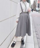【アクシーズファム/axes femme】のサス付サーキュラーミディスカート 人気、トレンドファッション・服の通販 founy(ファニー) ファッション Fashion レディースファッション Fashion for Women スカート Skirts おすすめ Recommended / Our Picks クラシカル Classical, Vintage-Inspired セットアップ Set-Up, Coordinated Outfit ワンポイント One Point, Statement Accent thumbnail 茶|ID: prp329100004583781 ipo3291000000033190565