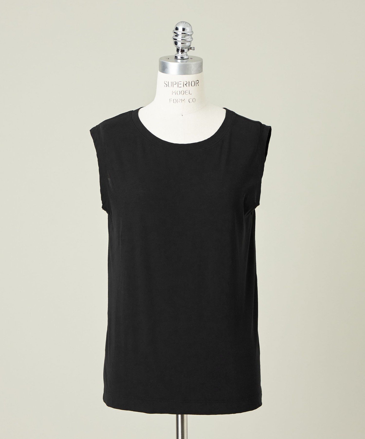 【ユナイテッドアローズ/UNITED ARROWS】のconte クルーネック ノースリーブTシャツ インテリア・キッズ・メンズ・レディースファッション・服の通販 founy(ファニー) 　ファッション　Fashion　レディースファッション　WOMEN　トップス・カットソー　Tops/Tshirt　キャミソール / ノースリーブ　No Sleeves　シャツ/ブラウス　Shirts/Blouses　ロング / Tシャツ　T-Shirts　シンプル　Simple　ノースリーブ　No Sleeve　夏　Summer　BLACK|ID: prp329100004583853 ipo3291000000032491825