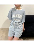 【スナイデル ホーム/SNIDEL HOME】の【接触冷感】オーバーサイズ カットセットアップ LBLU[081]|ID: prp329100004583878 ipo3291000000032605342