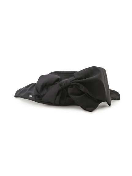 【ファーファー/FURFUR】のリボンウエストバッグ インテリア・キッズ・メンズ・レディースファッション・服の通販 founy(ファニー) 　ファッション　Fashion　レディースファッション　WOMEN　バッグ　Bag　ベーシック　Basic　リボン　Ribbon　BLK[009]|ID: prp329100004583882 ipo3291000000032492280