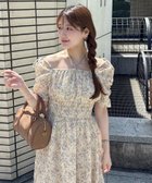 【ナイスクラップ/NICE CLAUP】の【ウエスト細見え】シャーリングアソートワンピ イエロー系その他|ID: prp329100004583888 ipo3291000000032636337