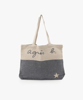 【アニエスベー ファム/agnes b. FEMME】のロゴ プリント コットン リネン トートバッグ Elie (ユニセックス) 人気、トレンドファッション・服の通販 founy(ファニー) ファッション Fashion レディースファッション Fashion for Women バッグ Bags フランス France, French プリント Print, Printed Pattern リネン Linen, Linen Fabric |ID:prp329100004583898