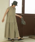 【コーエン/COEN】の【WEB限定】シアサッカーティアードワンピース OLIVE|ID: prp329100004583910 ipo3291000000032492600
