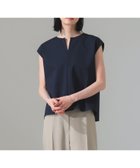 【デミルクス ビームス/Demi-Luxe BEAMS】の【7/3新規値下げ】キーネック フレンチスリーブ プルオーバー NAVY|ID: prp329100004583956 ipo3291000000032741523