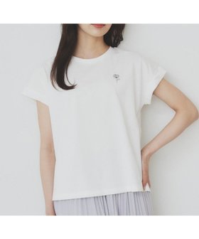 【インデックス/INDEX】の《6色展開/S-3Lサイズ》フラワー刺繍Tシャツ【汗ジミ防止/吸水速乾/接触冷感/UVケア/洗濯機洗い可】 人気、トレンドファッション・服の通販 founy(ファニー) ファッション Fashion レディースファッション Ladies' Fashion Online トップス・カットソー Tops/Tshirt シャツ/ブラウス Shirts/Blouses ロング / Tシャツ T-Shirts シンプル Simple フラワー Flower フロント Front ボトム Bottom ワンポイント One Point 吸水 Water Absorption 夏 Summer |ID:prp329100004583969