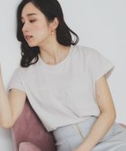 【インデックス/INDEX】の《6色展開/S-3Lサイズ》フラワー刺繍Tシャツ【汗ジミ防止/吸水速乾/接触冷感/UVケア/洗濯機洗い可】 人気、トレンドファッション・服の通販 founy(ファニー) ファッション Fashion レディースファッション Ladies' Fashion Online トップス・カットソー Tops/Tshirt シャツ/ブラウス Shirts/Blouses ロング / Tシャツ T-Shirts シンプル Simple フラワー Flower フロント Front ボトム Bottom ワンポイント One Point 吸水 Water Absorption 夏 Summer thumbnail グレージュ|ID: prp329100004583969 ipo3291000000032624767