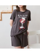 【ジェラート ピケ/gelato pique】のCOOLレーヨンデザートロゴショートパンツ CGRY[007]|ID: prp329100004583991 ipo3291000000032699135
