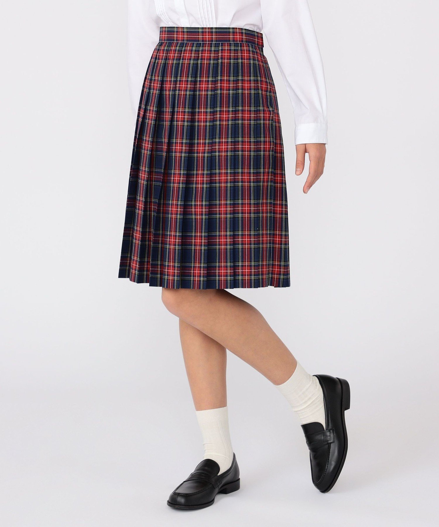 【シップス/SHIPS / KIDS】のSHIPS KIDS 150~160cm / チェック プリーツ スカート インテリア・キッズ・メンズ・レディースファッション・服の通販 founy(ファニー) 　ファッション　Fashion　キッズファッション　KIDS Children’s Clothing　チェック　Check　プリーツ　Pleats　ポケット　Pocket　入学式　Entrance Ceremony　卒業式　Graduation Ceremony　レッド系|ID: prp329100004584041 ipo3291000000032626096