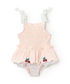 【その他のブランド/Other】の【SWIM】いちごペプラムワンピース水着 オレンジ|ID: prp329100004584050 ipo3291000000032971541