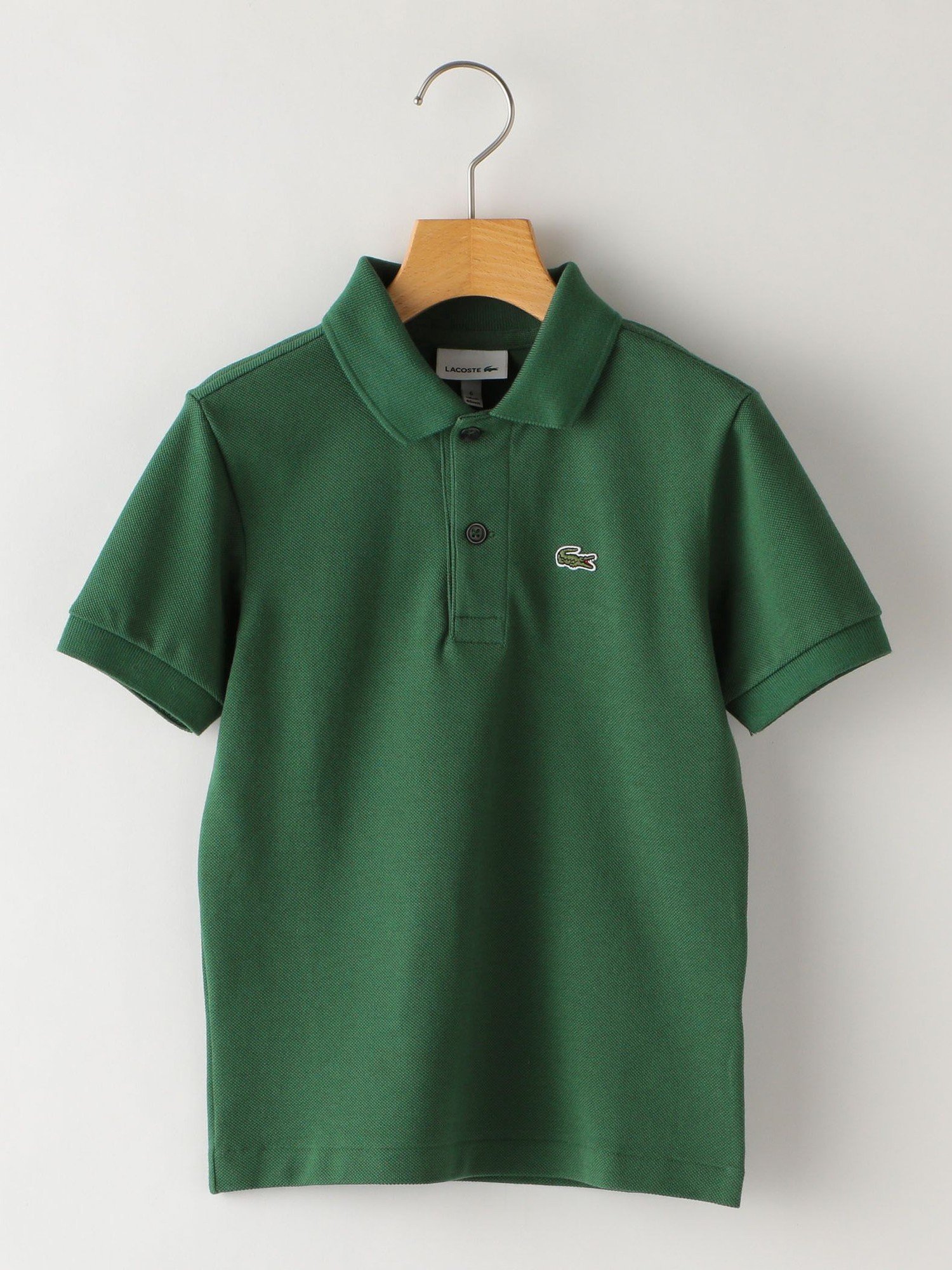 【シップス/SHIPS / KIDS】のLACOSTE ポロシャツ(100~130cm) インテリア・キッズ・メンズ・レディースファッション・服の通販 founy(ファニー) 　ファッション　Fashion　キッズファッション　Fashion for Kids　スポーティ　Sporty, Casual Athletic　ポロシャツ　Polo Shirt, Collared Tee　定番　Standard, Basic Item　グリーン|ID: prp329100004584058 ipo3291000000033508739