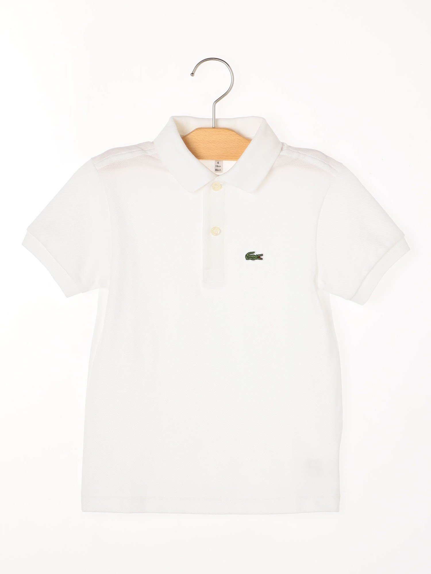 【シップス/SHIPS / KIDS】のLACOSTE ポロシャツ(100~130cm) インテリア・キッズ・メンズ・レディースファッション・服の通販 founy(ファニー) 　ファッション　Fashion　キッズファッション　Fashion for Kids　スポーティ　Sporty, Casual Athletic　ポロシャツ　Polo Shirt, Collared Tee　定番　Standard, Basic Item　ホワイト|ID: prp329100004584058 ipo3291000000033508741