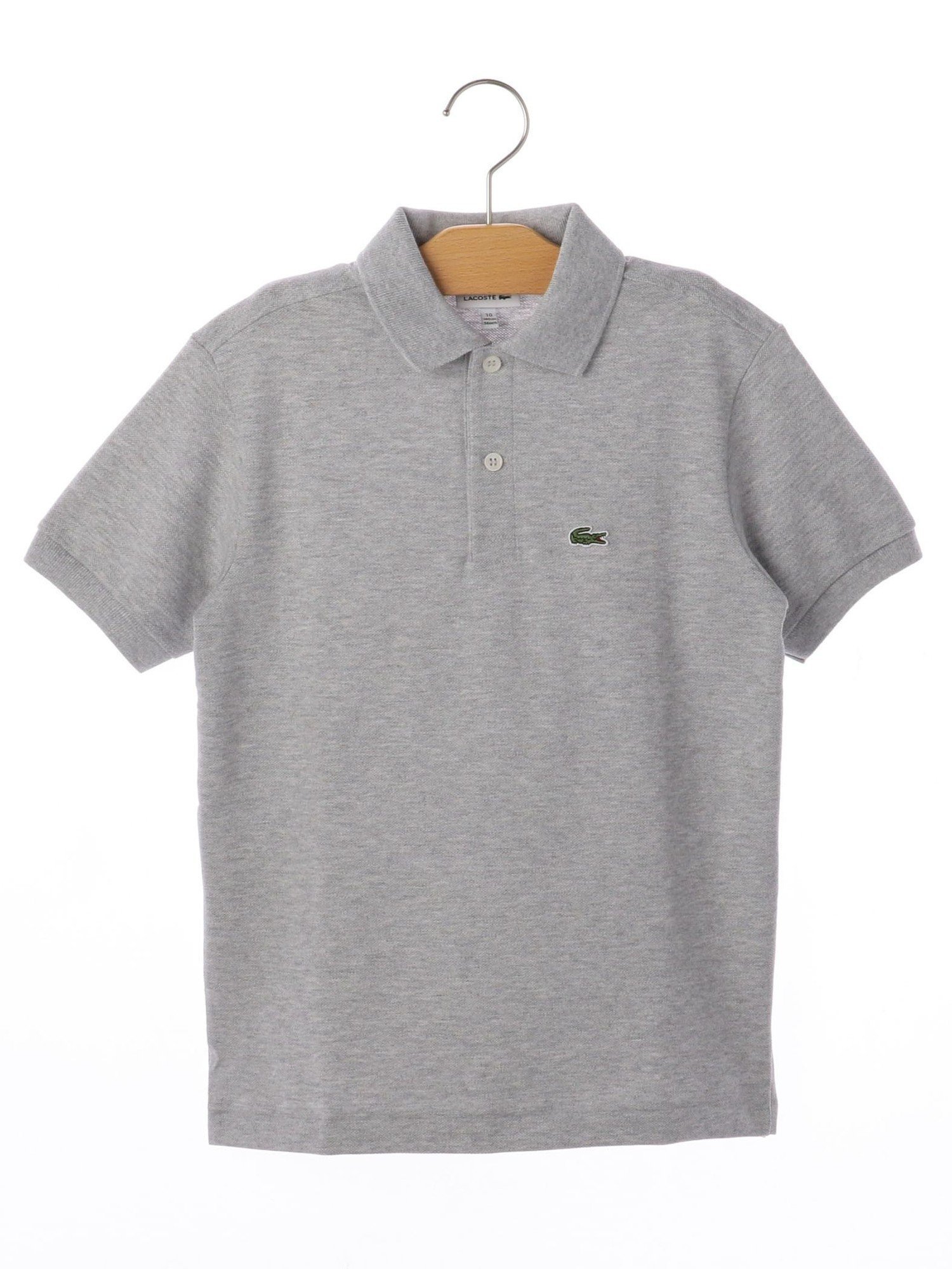 【シップス/SHIPS / KIDS】のLACOSTE ポロシャツ(100~130cm) インテリア・キッズ・メンズ・レディースファッション・服の通販 founy(ファニー) 　ファッション　Fashion　キッズファッション　Fashion for Kids　スポーティ　Sporty, Casual Athletic　ポロシャツ　Polo Shirt, Collared Tee　定番　Standard, Basic Item　グレー|ID: prp329100004584058 ipo3291000000033508743