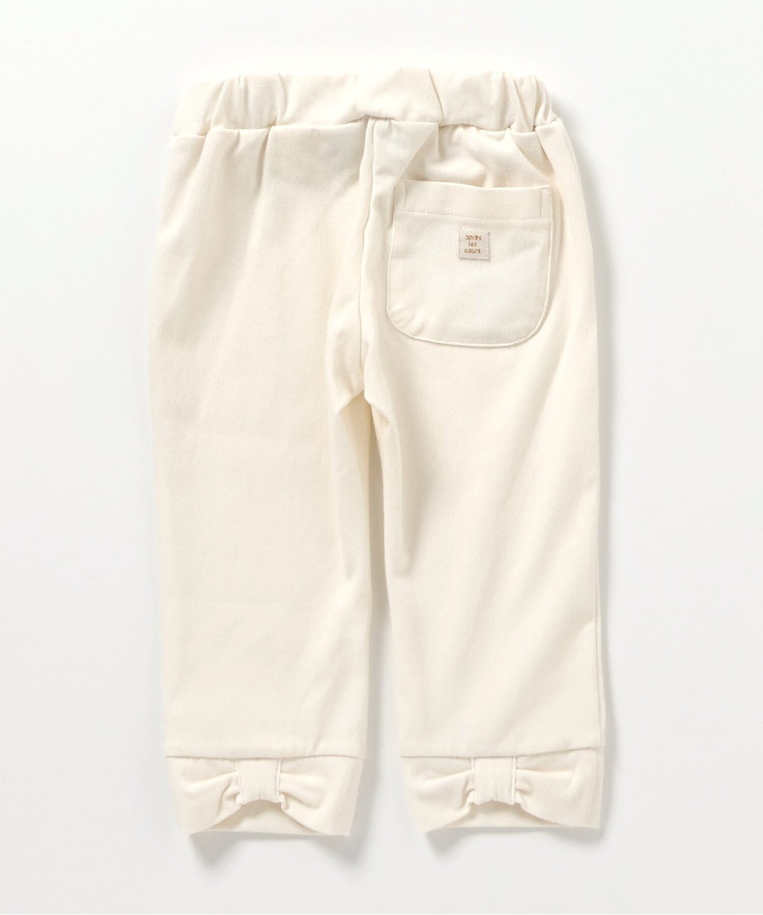 【その他のブランド/Other】のひんやり後ろリボン/7days Style pants 8分丈_接触冷感 インテリア・キッズ・メンズ・レディースファッション・服の通販 founy(ファニー) 　ファッション　Fashion　キッズファッション　Fashion for Kids　ボトムス　Bottoms　ボトム　Bottoms, Lower Wear　リボン　Ribbon, Bow　レギンス　Leggings, Stretch Pants　夏　Summer　アイボリー|ID: prp329100004584067 ipo3291000000032727753