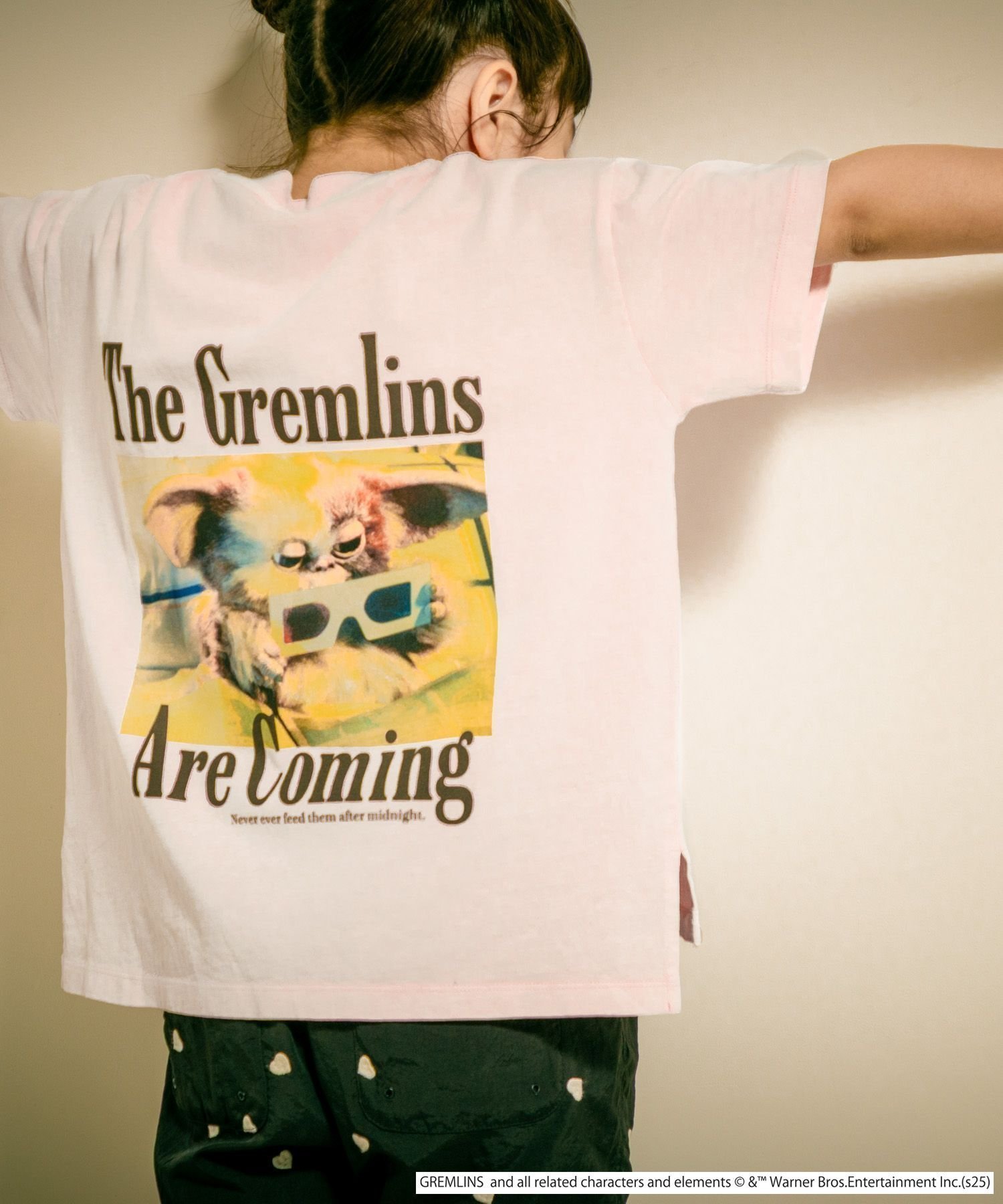 【ローリーズファーム/LOWRYS FARM / KIDS】のグレムリンBIGT インテリア・キッズ・メンズ・レディースファッション・服の通販 founy(ファニー) 　ファッション　Fashion　キッズファッション　KIDS Children’s Clothing　フロント　Front　プリント　Print　定番　Standard　ピンク|ID: prp329100004584097 ipo3291000000032679452